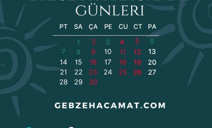 HACAMAT TAKVİMİ