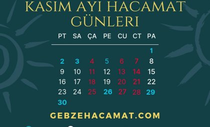 HACAMAT TAKVİMİ