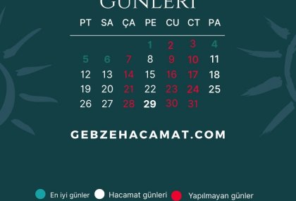 HACAMAT TAKVİMİ