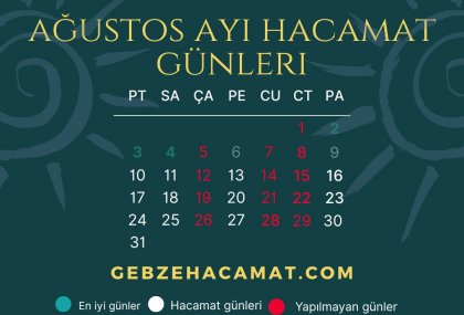 HACAMAT TAKVİMİ