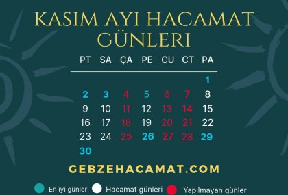 HACAMAT TAKVİMİ