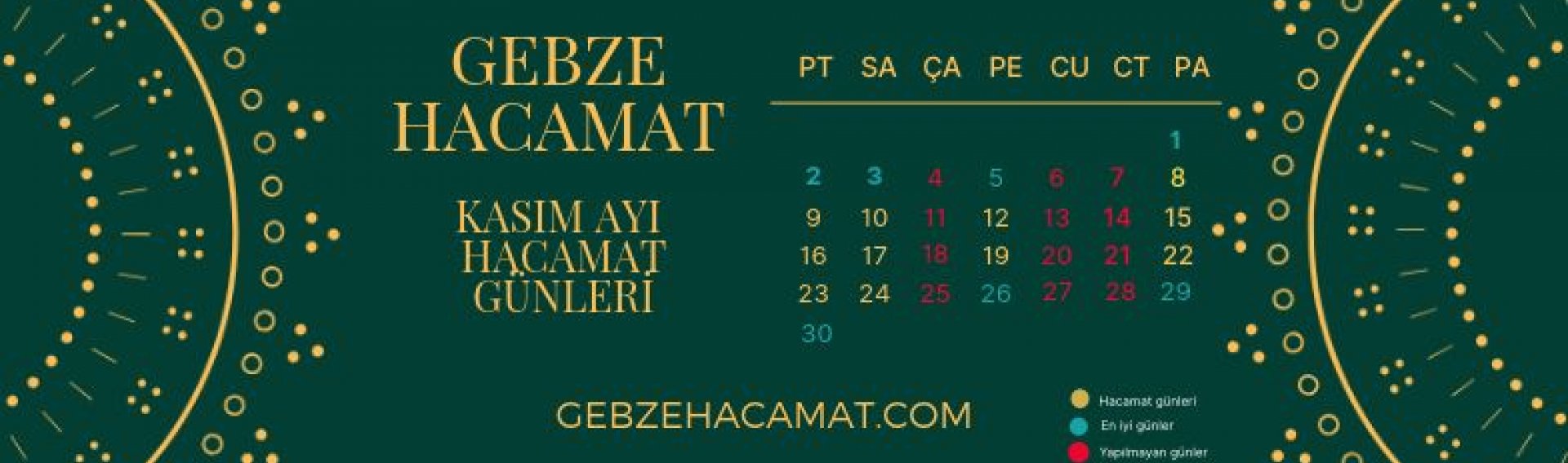 ayın g&uuml;nleri